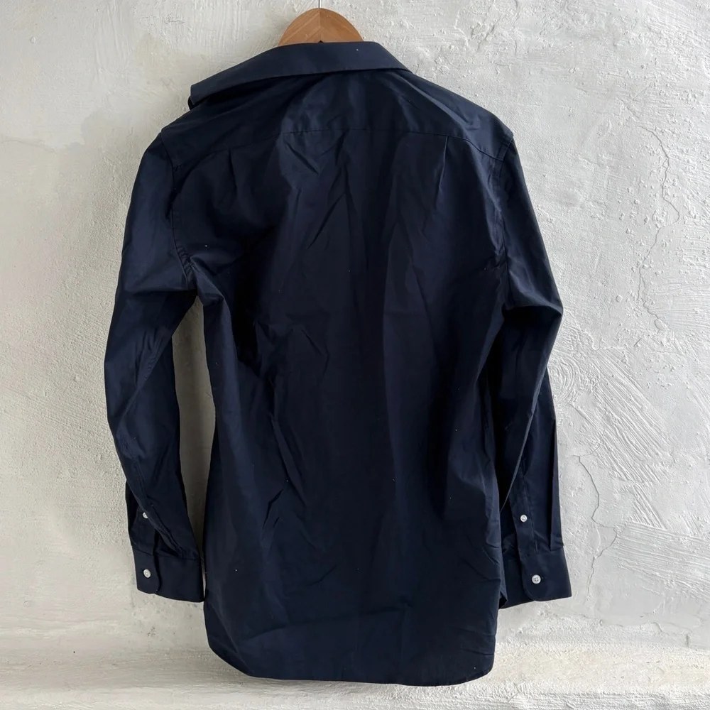 J.Crew classic Ludlow navy long-sleeve dress shirt